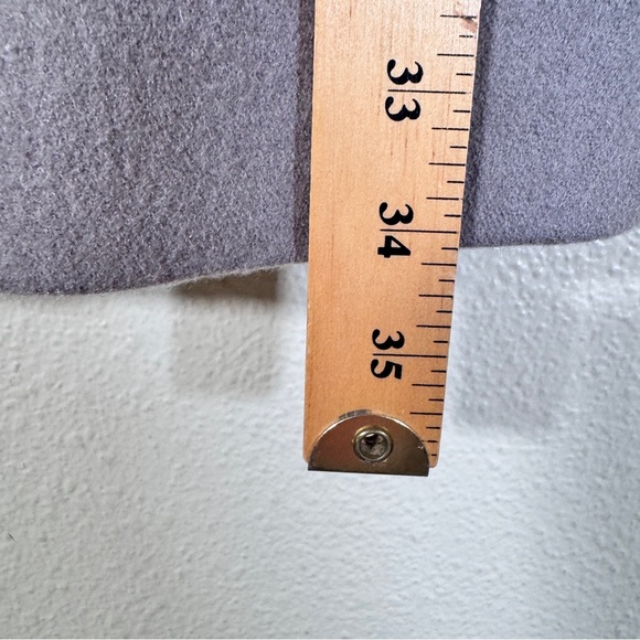 J Crew Grey Wool Lady Day Pea Coat Womens 4 Preppy Button Down Warm Winter - Picture 5 of 13